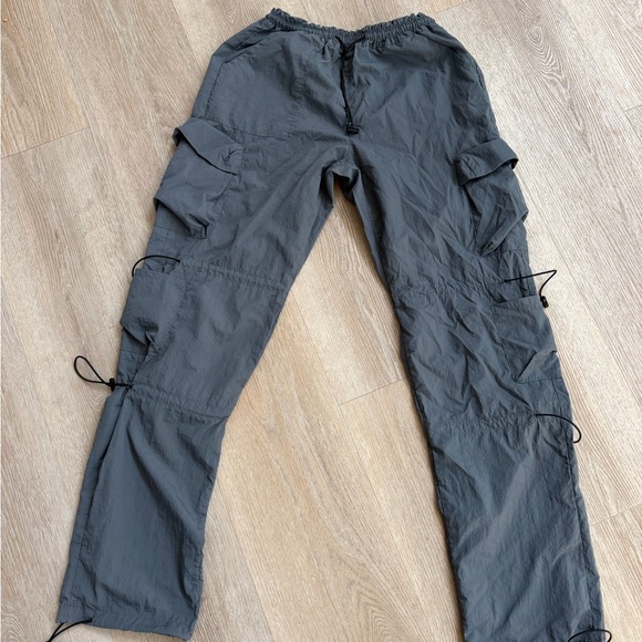 Garage Pants - Garage Charcoal Cargo Pants for Men